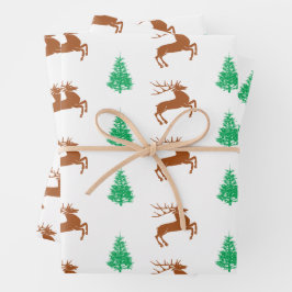 Papel de envoltura de ciervos