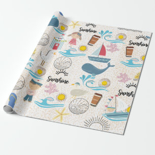 papel de envoltura de días de playa