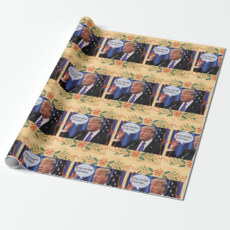 Papel de envoltura de Donald Trump
