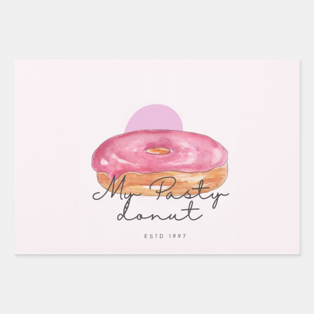 Papel de envoltura de donut (Anverso)