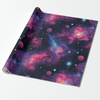 Papel de envoltura de espacio para galaxias colori