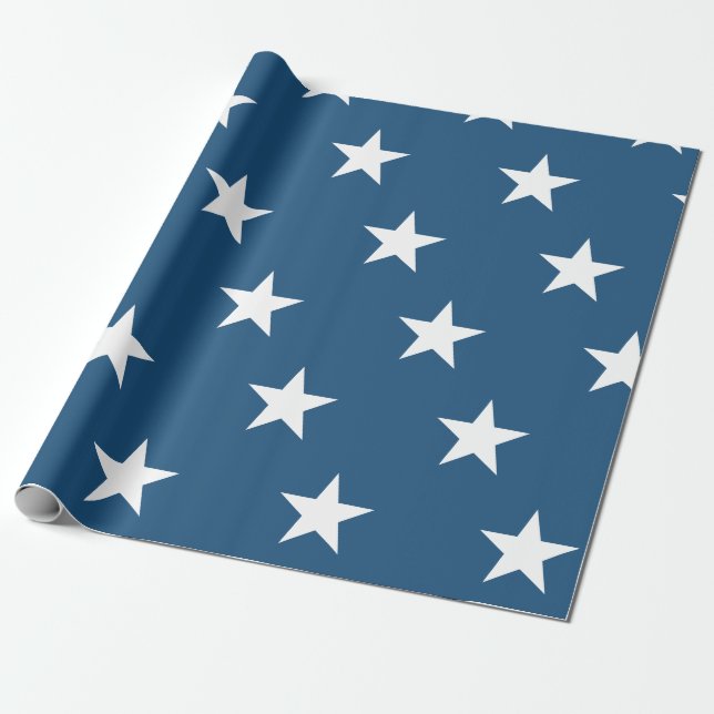 Papel de envoltura de estrellas (Desenrollado)