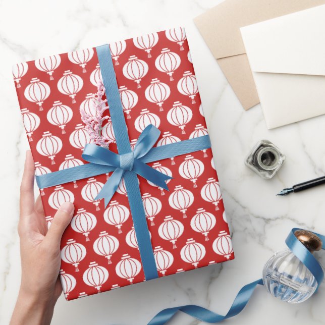 Papel de envoltura de farolillos chinos (Regalar)