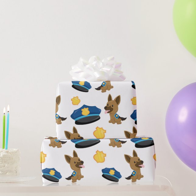 Papel de envoltura de Fiesta de patrón de perro de (Regalos de fiesta)
