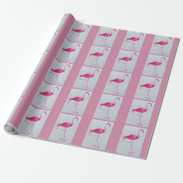 Papel de envoltura de flamingo