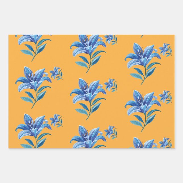 Papel de Envoltura de Flores (Anverso)