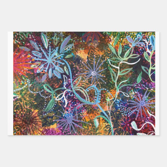 Papel de envoltura de fuegos artificiales (Anverso)