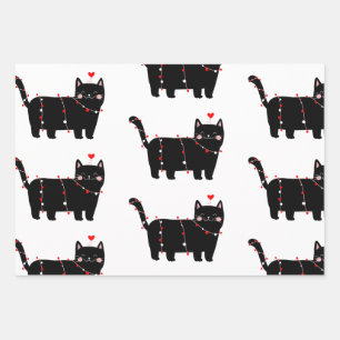 papel de envoltura de gato