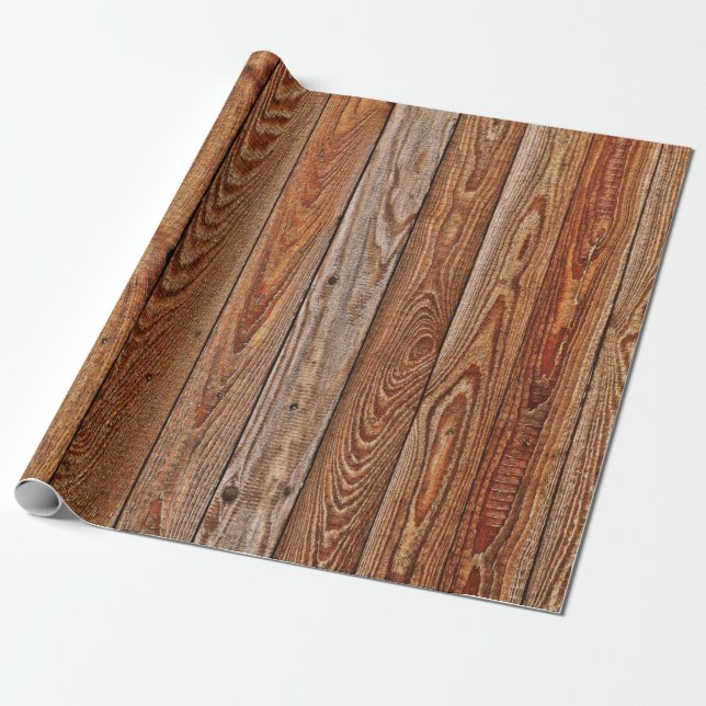 papel de envoltura de grano de madera (Desenrollado)