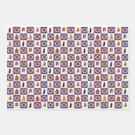 Papel De Envoltura De La Casa De Tudor