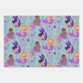 Papel de envoltura de la Diversidad de la Sirena