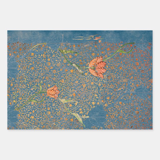 PAPEL DE ENVOLTURA DE LA HOJA PLANA DE William Mor (Anverso)