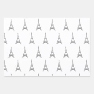 Papel de envoltura de la Torre Eiffel