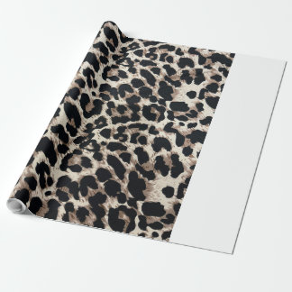 Papel de envoltura de leopardo popular