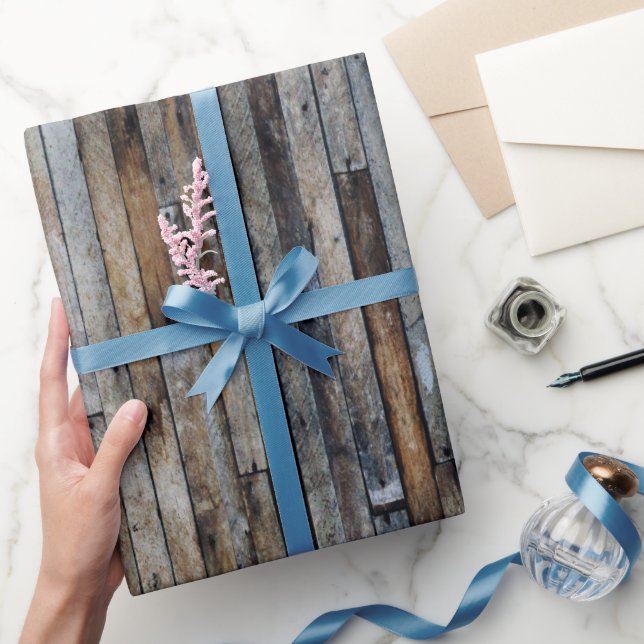 Papel de envoltura de madera de estilo superelegan (Regalar)