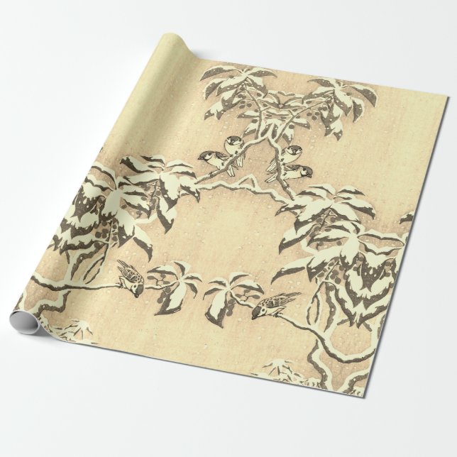 Papel de envoltura de Navidades de la época de los (Desenrollado)