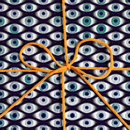 Papel de envoltura de ojos azules y grises