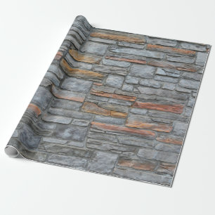 papel de envoltura de pared de piedra