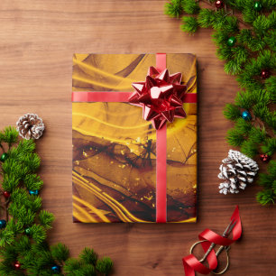 PAPEL DE ENVOLTURA DE PATRÓN MARCADO