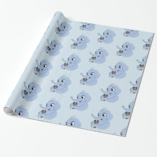 Papel de envoltura de personalizado de elefante li