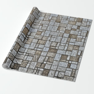 papel de envoltura de piedra mosaico