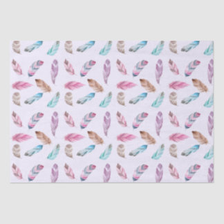 papel de envoltura de plumas