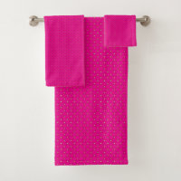 Papel de envoltura de polka rosa y rojo con igual