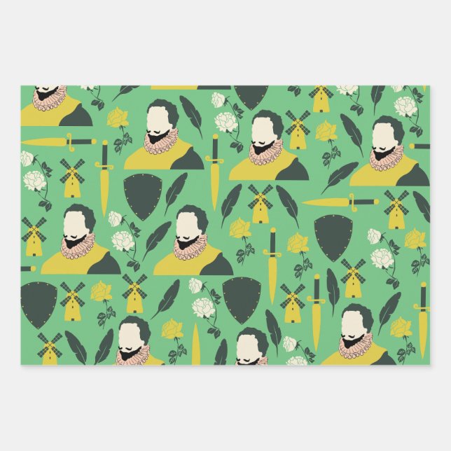 Papel de envoltura de profesor de literatura españ (Anverso)