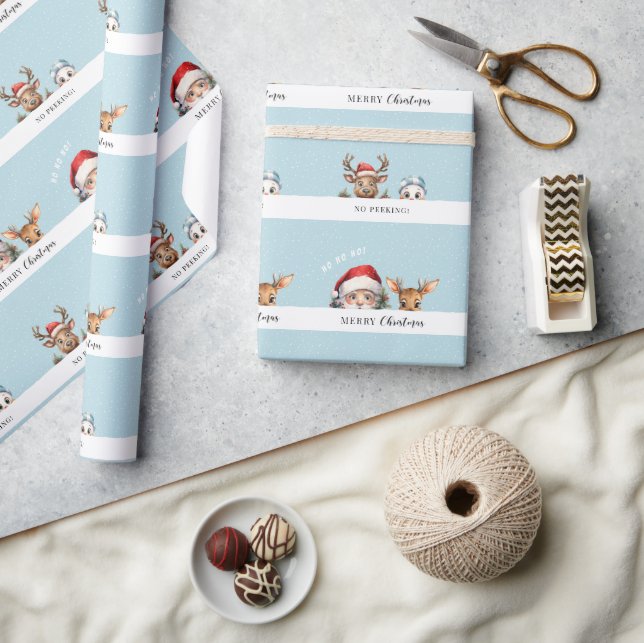 Papel de envoltura de regalo de Navidades Santa de (Artesanía)