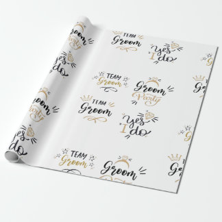 papel de envoltura de regalo de oro y negro de nov