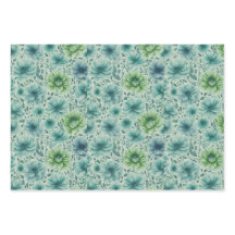 PAPEL DE ENVOLTURA DE REGALO DE PATRIMONIO DE FLOR