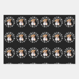 Papel de envoltura de regalo - El mejor papá perro