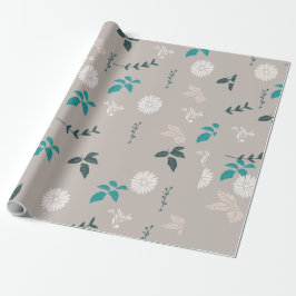 Papel de envoltura de regalo floral