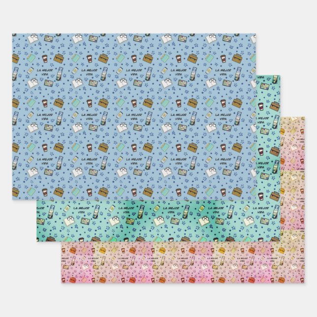 Papel de envoltura de regalo para la fraternidad J (Set)