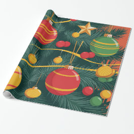 Papel de envoltura de regalo para navidades