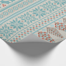 papel de envoltura de suéter de punto de aguja