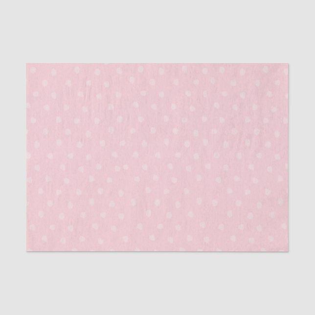 Papel de envoltura de tejidos de puntos de polka r (Anverso)