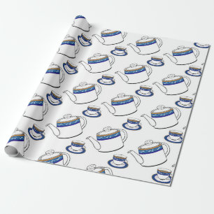 papel de envoltura de tiempo de té
