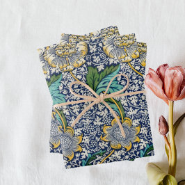 Papel de envoltura de William Morris Kennet Blue
