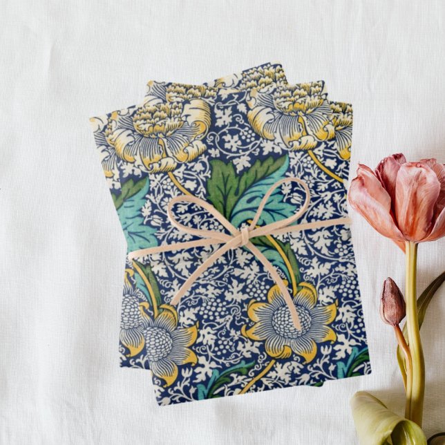 Papel de envoltura de William Morris Kennet Blue (Subido por el creador)