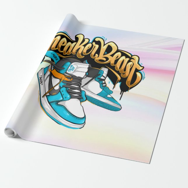 papel de envoltura de zapatillas (Desenrollado)