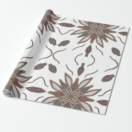 Papel de envoltura floral