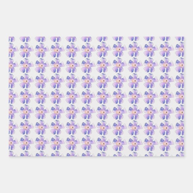 Papel de envoltura floral (Anverso)