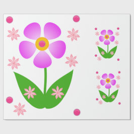 papel de envoltura floral