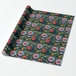 Papel de envoltura floral