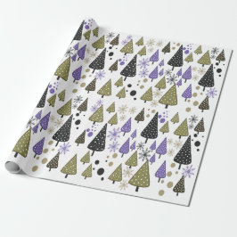 Papel de envoltura Little Forest Sage-Purple