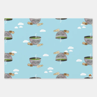 Papel de envoltura Matcha y Mochi