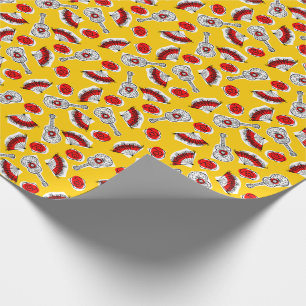 Papel de envoltura múltiple de souvenirs españoles