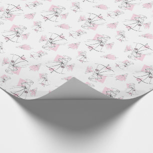 Papel de envoltura múltiple Fashion Bride Pink