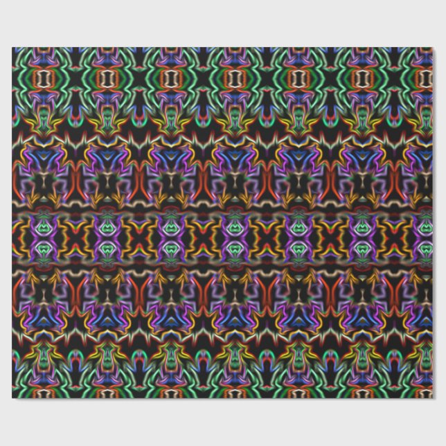 Papel de envoltura múltiple geométrico (Superficie plana)